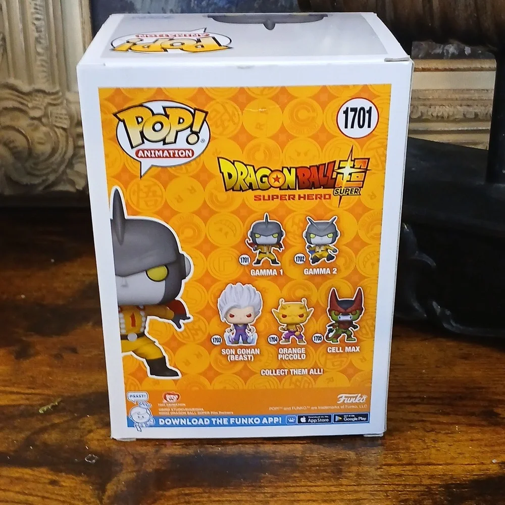 Funko Pop DRAGON BALL Z Animation Gamma 1 Figure - Gray and Yellow - Picture 5 of 7
